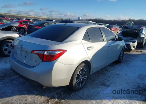 2016 Toyota Corolla Le Premium z USA, uszkodzony, nr VIN 2T1BURHE6GC602905